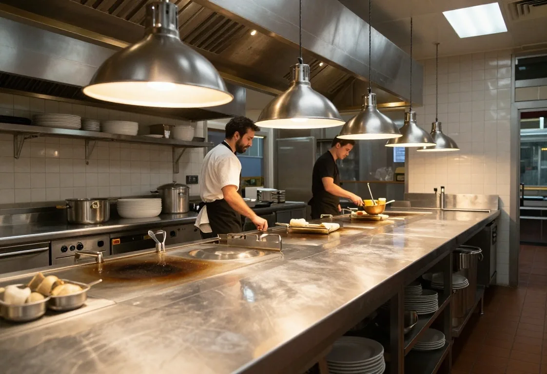 Fresh ingredients cooking on the Guzman y Gomez plancha grill