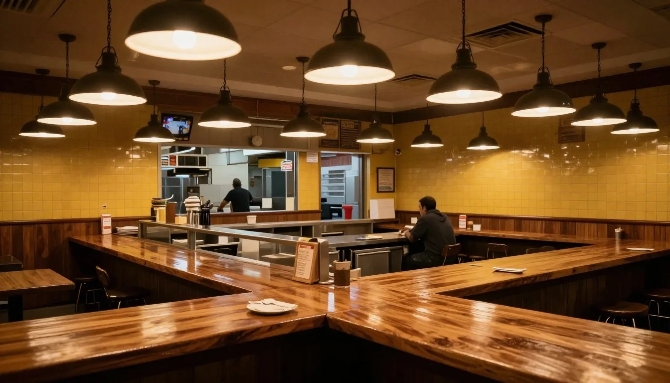Guzman y Gomez Sydney store dispatch counter and order fulfillment pass